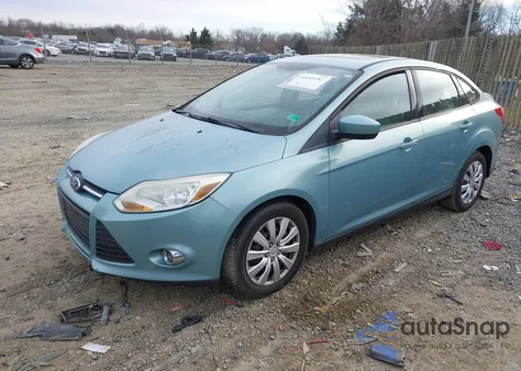 2012 Ford Focus Se from USA, damaged, VIN 1FAHP3F29CL260785